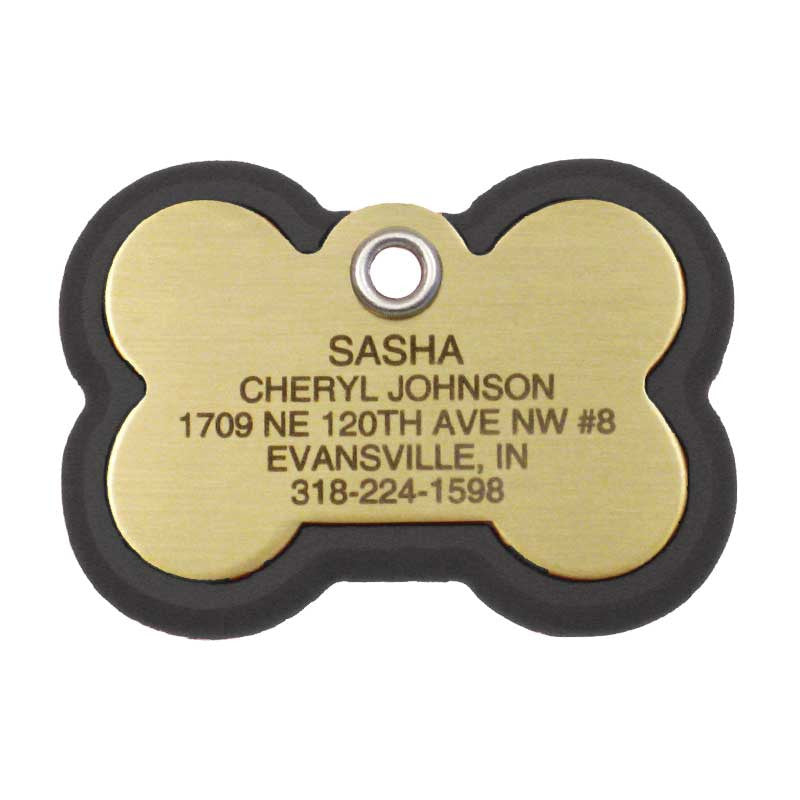 Bone Frame Tag, - Lucky Pet